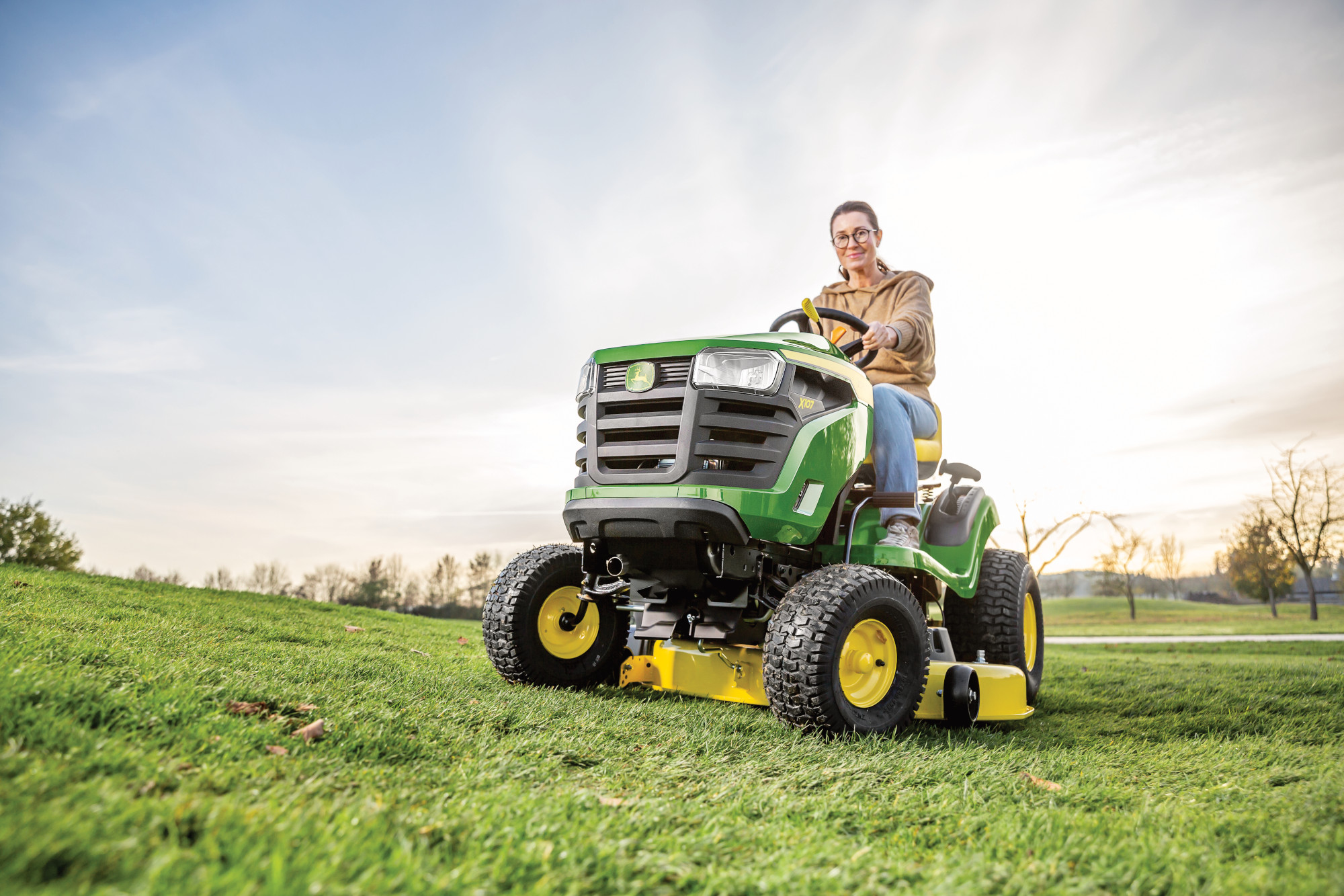 tracteur tondeuse X107 john deere